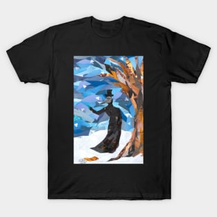 Plague Doctor in Winter T-Shirt